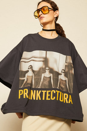 Wire Hem Big Tee - 2026 SPRING