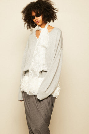 Tape Ribbon Camisole Layer Knit - 2026 SPRING