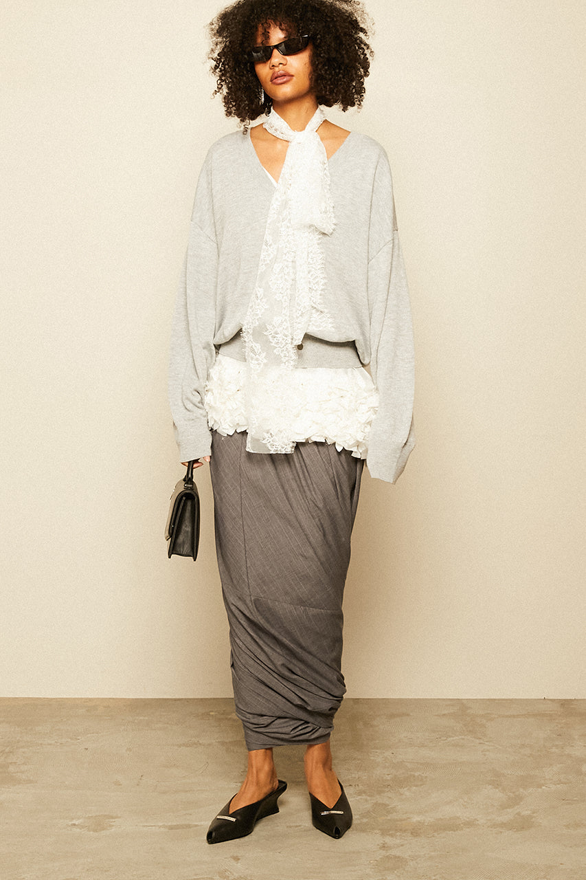 Tape Ribbon Camisole Layer Knit - 2026 SPRING