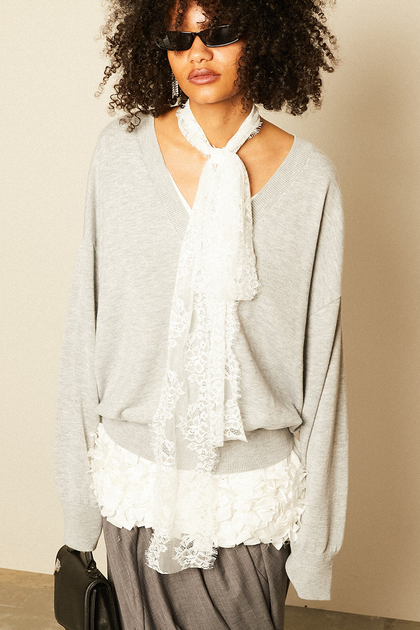 Tape Ribbon Camisole Layer Knit - 2026 SPRING