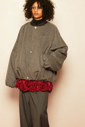 Wool Balloon Blouson