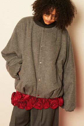 Wool Balloon Blouson