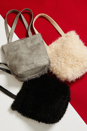 Faux Fur Tote Bag