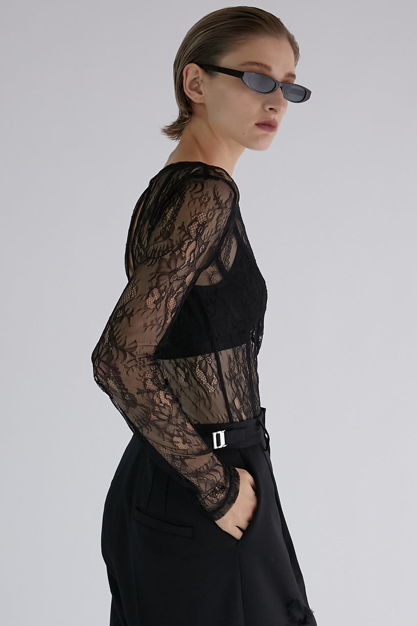 Back Open Lace Top