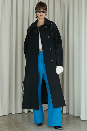 [Weboff Part number] Over Wool Cape COAT