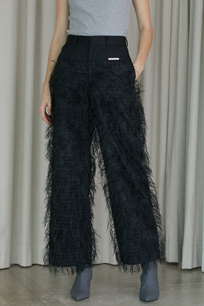 Multi Fabric Pants