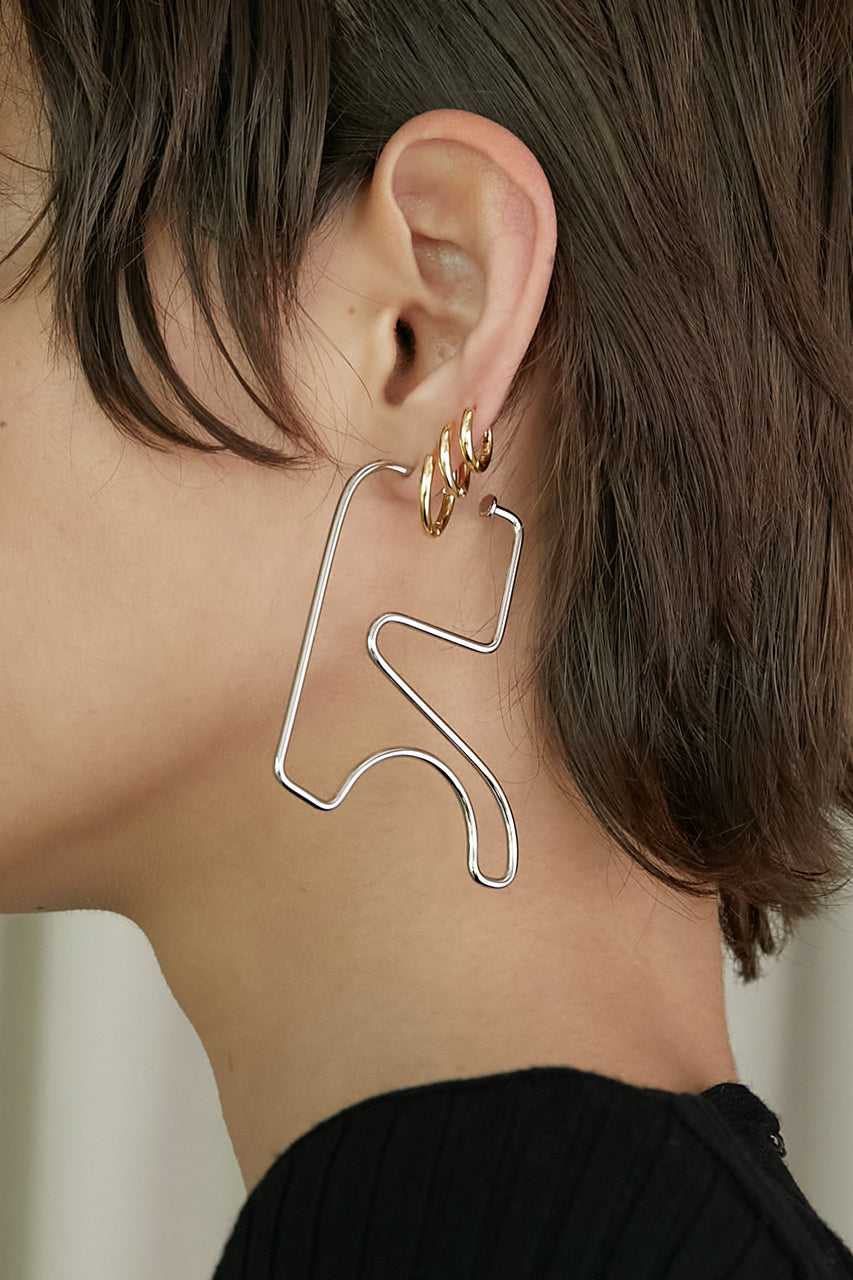Medium Ac Metal Earrings