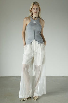 【25 SPRING PRE ORDER】Bonded Tulle Pants