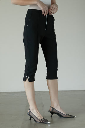 【25 SPRING PRE ORDER】Front Zip Capri Pants