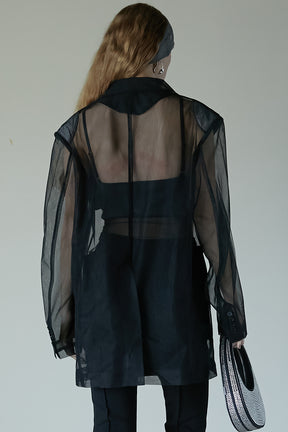 【25 SPRING PRE ORDER】Bonded Tulle Jacket