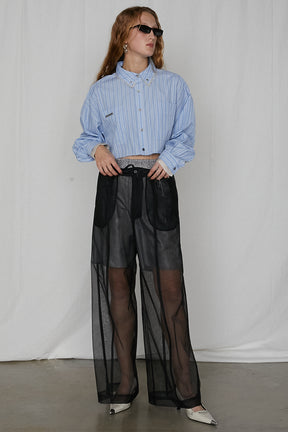 【25 SPRING PRE ORDER】Bonded Tulle Pants