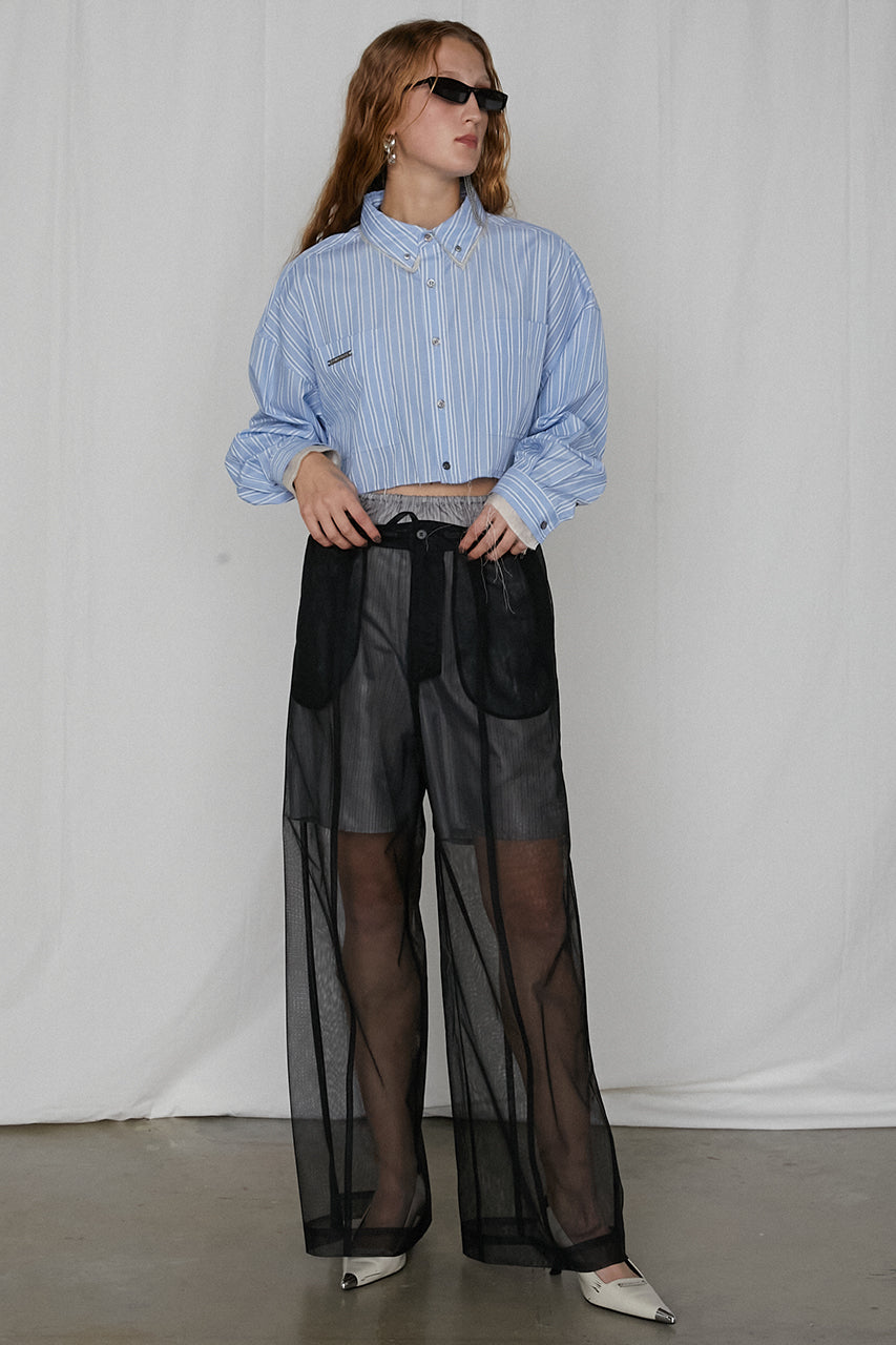 【25 SPRING PRE ORDER】Bonded Tulle Pants