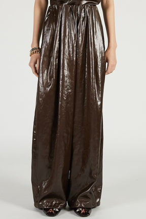 Leather Satin Pants - 2026 SPRING