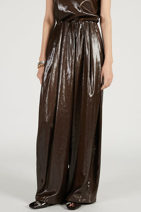Leather Satin Pants - 2026 SPRING