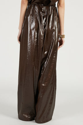 Leather Satin Pants - 2026 SPRING