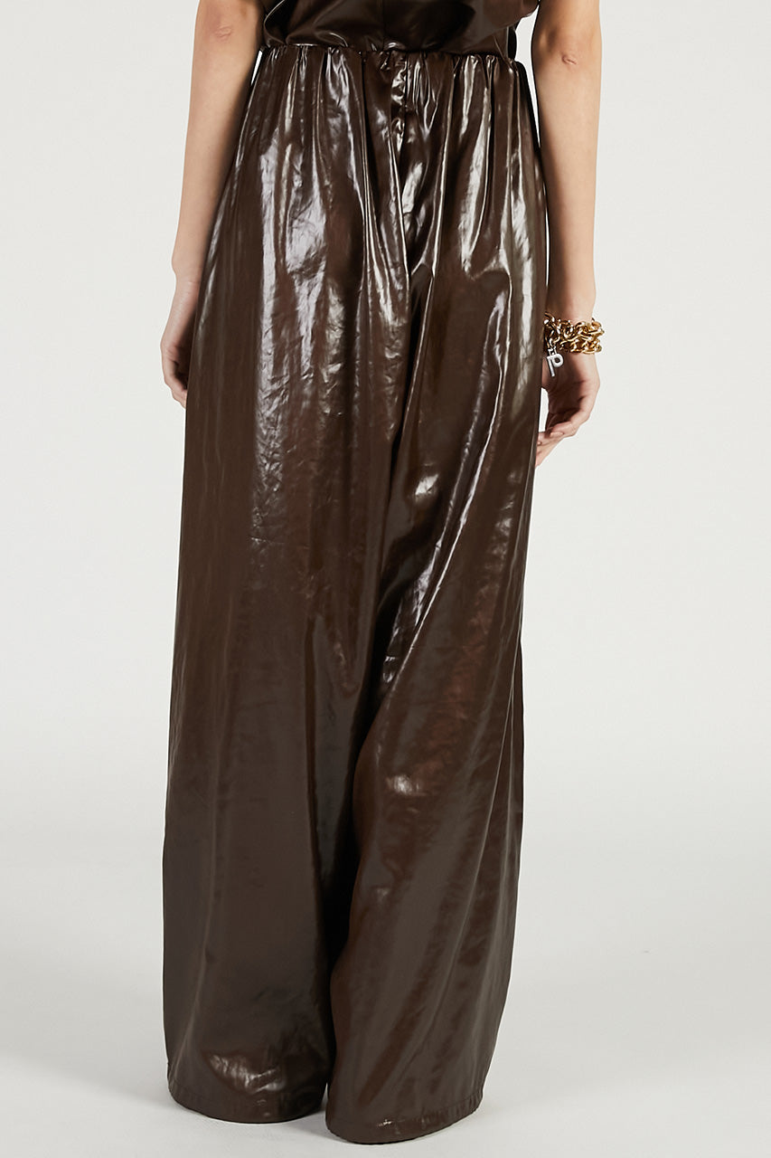 Leather Satin Pants - 2026 SPRING