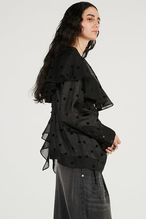 One-Shoulder Ruffled Top - 2026 SPRING