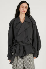 Balloon Hem Trench