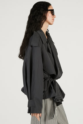 Balloon Hem Trench - 2026 SPRING