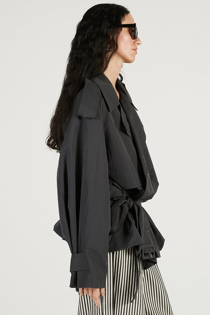 Balloon Hem Trench - 2026 SPRING