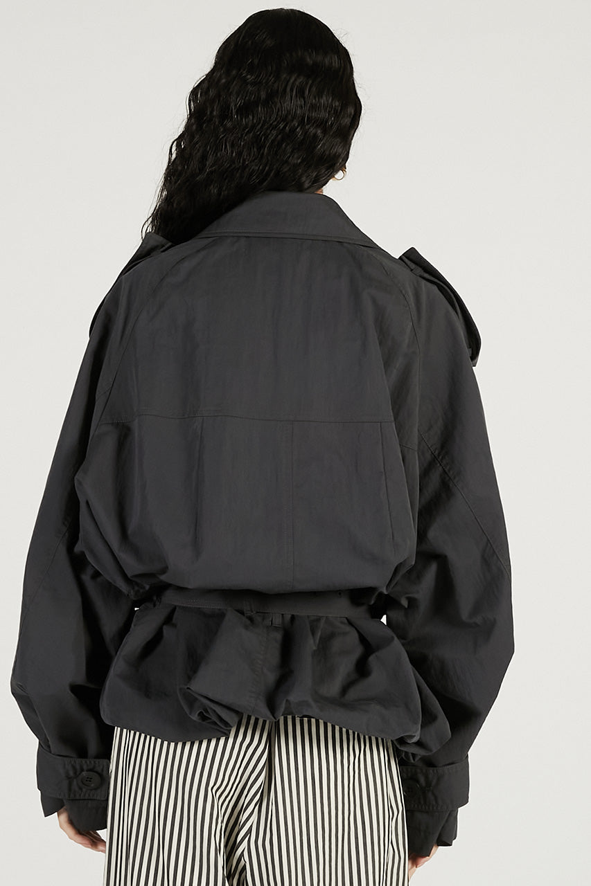 Balloon Hem Trench - 2026 SPRING