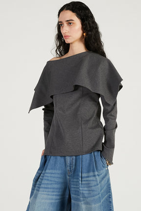 Slit Neck Cover Top - 2026 SPRING