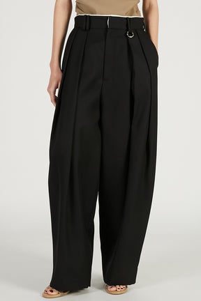 Volume-Tuck High-Waist Pants - 2026 SPRING