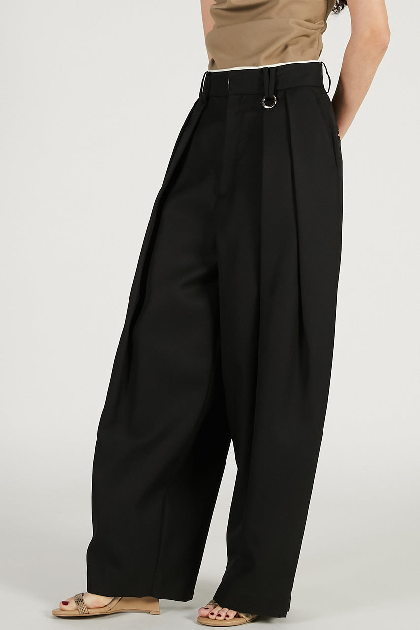 Volume-Tuck High-Waist Pants - 2026 SPRING