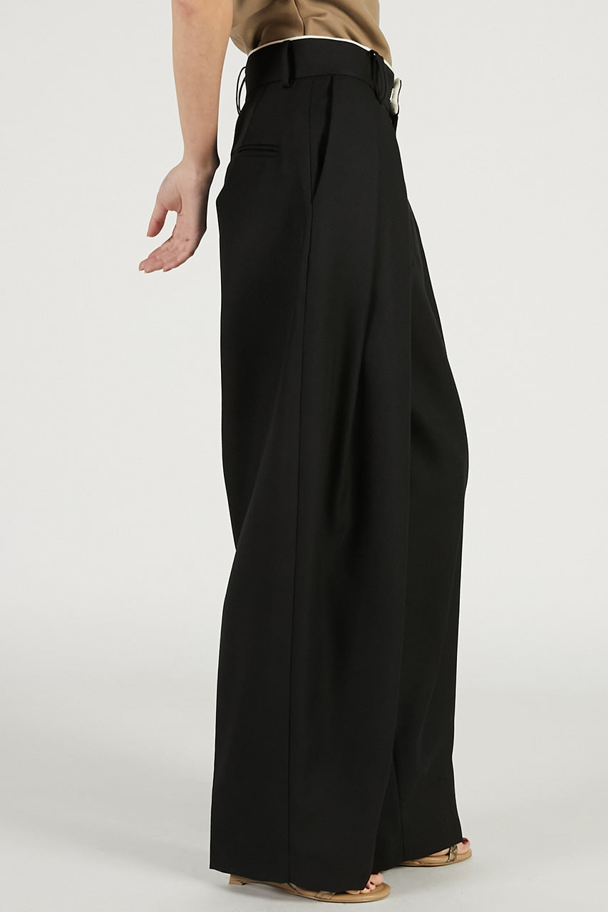 Volume-Tuck High-Waist Pants - 2026 SPRING