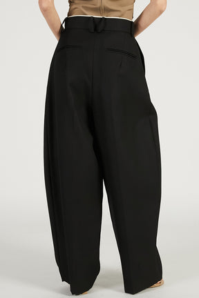 Volume-Tuck High-Waist Pants - 2026 SPRING