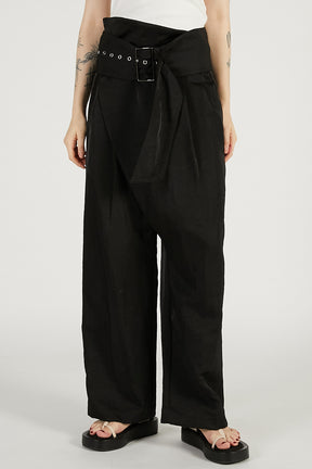 Wide Belt Pants - 2026 SPRING