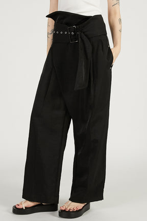 Wide Belt Pants - 2026 SPRING