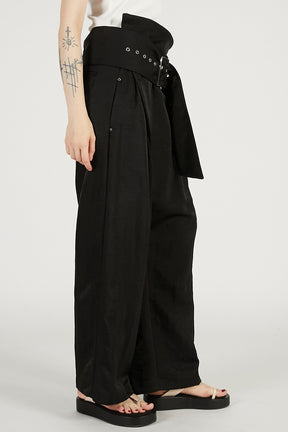 Wide Belt Pants - 2026 SPRING