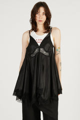 Lace Hem Volume Tunic