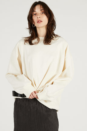 Twisted Belted Sweatshirt - 2026 SPRING