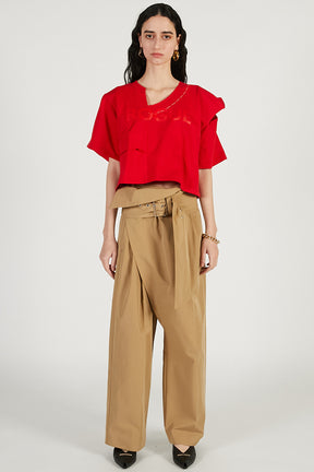 Wide Belt Pants - 2026 SPRING