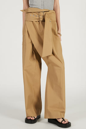 Wide Belt Pants - 2026 SPRING