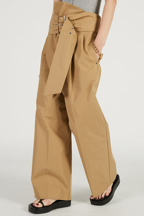 Wide Belt Pants - 2026 SPRING