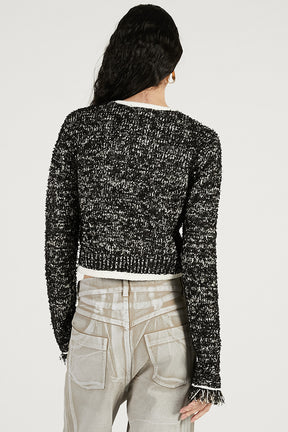 Front Charm Knit Jacket - 2026 SPRING