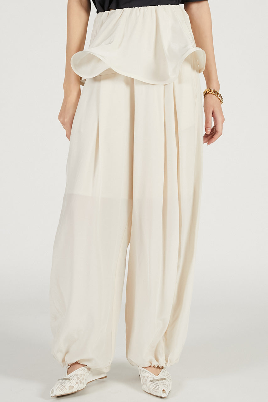 Peplum Balloon Pants - 2026 SPRING