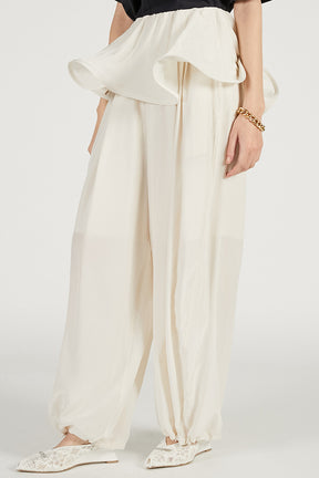 Peplum Balloon Pants - 2026 SPRING