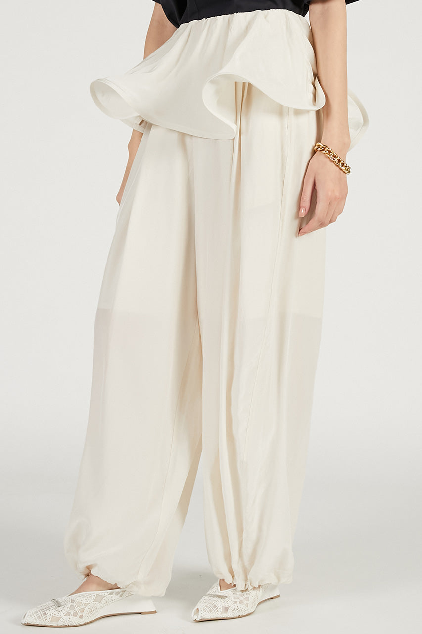Peplum Balloon Pants - 2026 SPRING