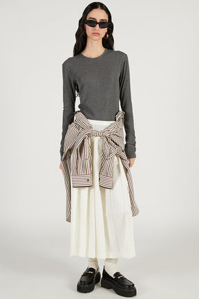 Box Pleated Skirt - 2026 SPRING