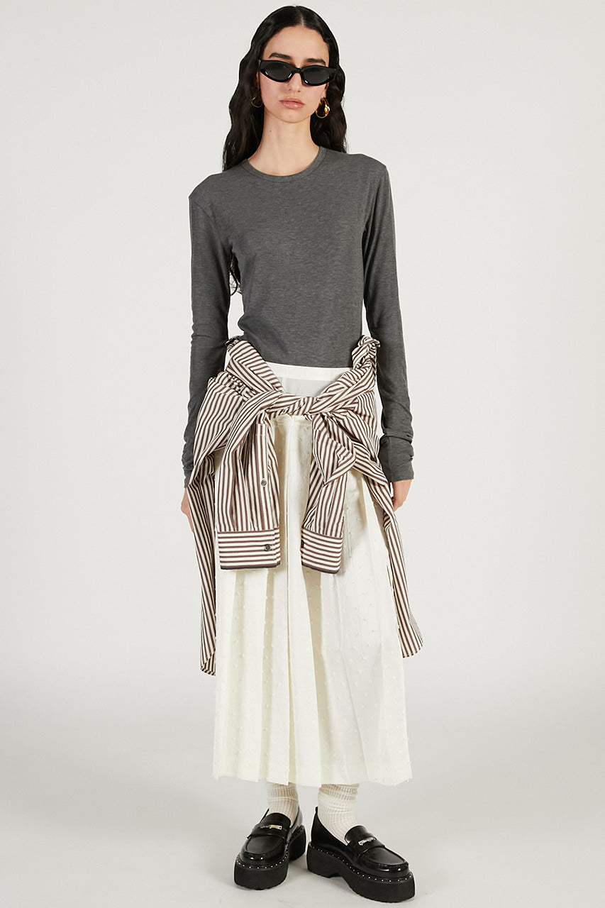 Box Pleated Skirt - 2026 SPRING