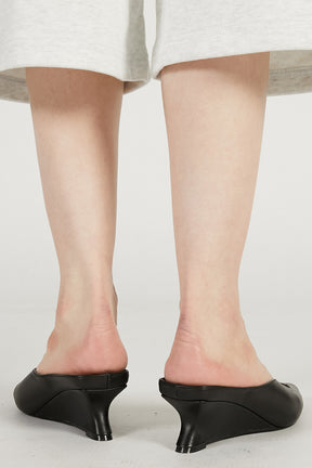 Wedge Sole Cut Mules - 2026 SPRING