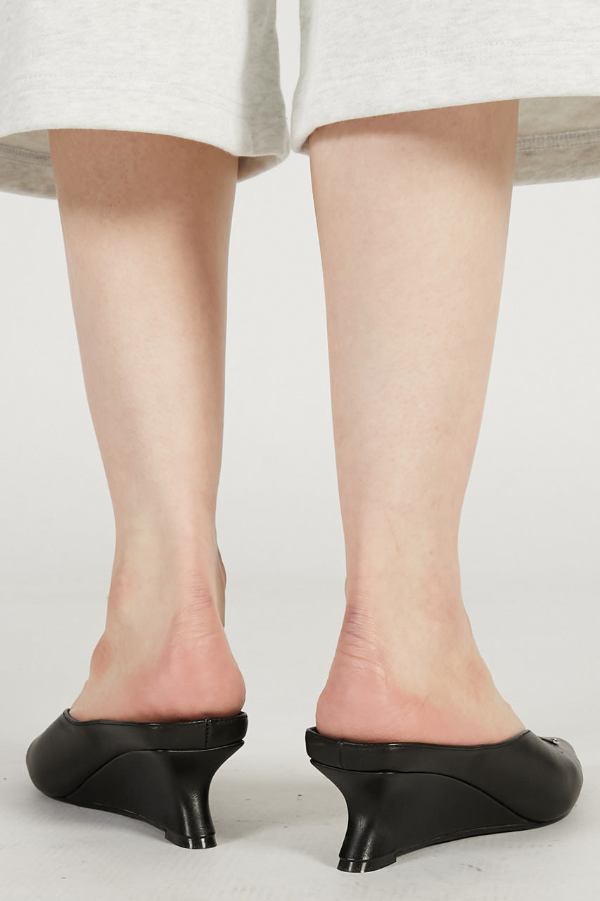 Wedge Sole Cut Mules - 2026 SPRING