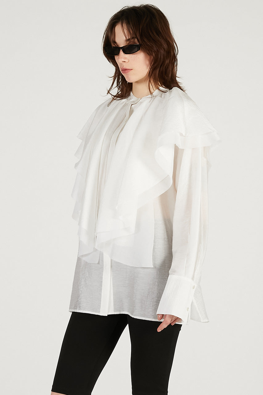 Volume Ruffled 2WAY Top - 2026 SPRING