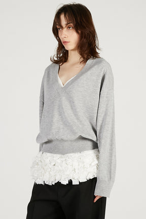 Tape Ribbon Camisole Layer Knit - 2026 SPRING