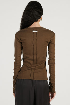 Deep V-Neck Top - 2026 SPRING