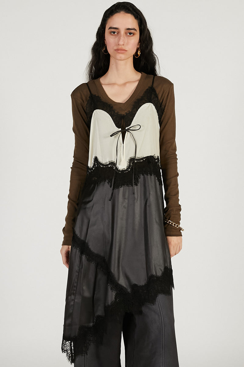 【正規品】PRANK PROJECT RuffleHemAsymmetric Asymmetrical Ruffle Tunic